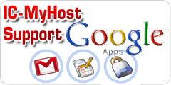 IC-MyHost Web Hosting support Google App
